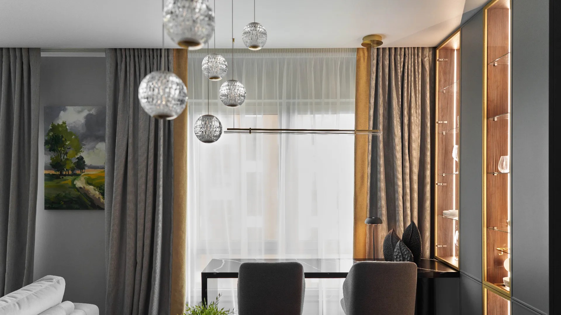 88 м² contemporary в ЖК Руставели