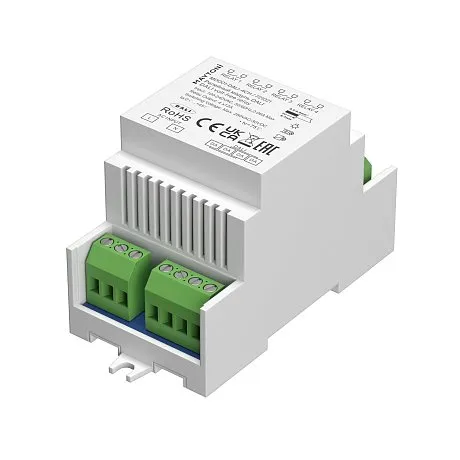Релейный модуль DALI DT7 четырёхканальный 4x12A DIN 2760Вт