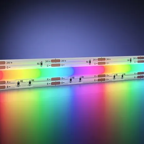 Светодиодная лента Ультра 24В COB 14Вт/м Цветная (RGB) 5м IP 20 201217