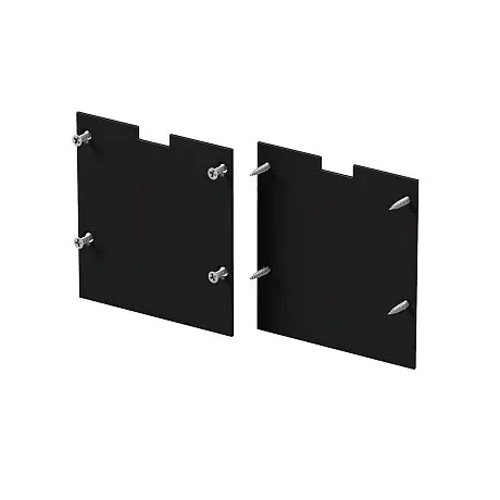 Комплект заглушек (для профиля 50x50) 2 шт., ALM-5050T-B-EC 642047