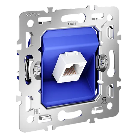 Механизм розетки компьютерной RJ45 кат.6, S70