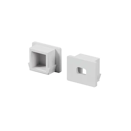 Комплект заглушек (для профиля 16x12) 10 шт., ALM-005-W-EC 642023