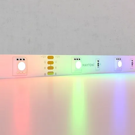 Светодиодная лента 12В 5050 7,2Вт/м Цветная (RGB) 5м IP20