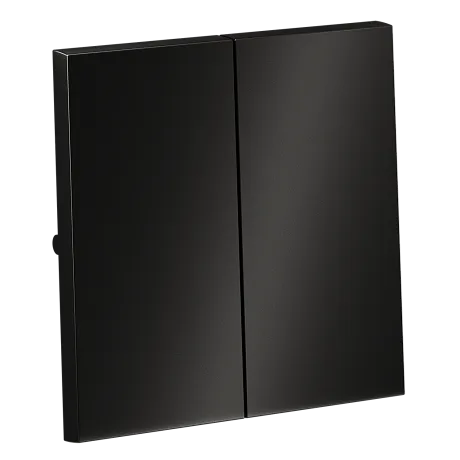 Клавиши для выключателя/переключателя двухклавишного, S70 Metal (антрацит)