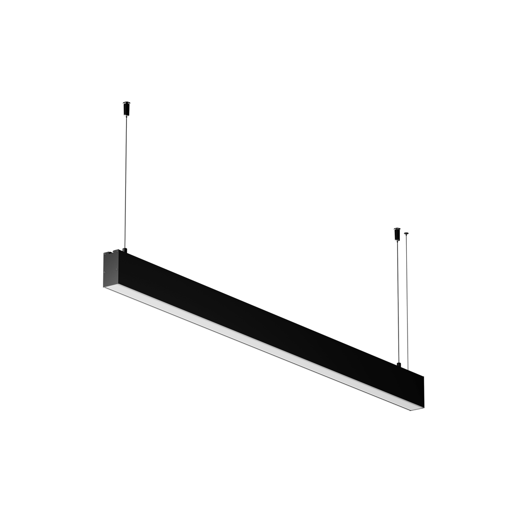 Линейный светильник подвесной 4000K 35x67 20 Вт (Черный, 1 м) LL312044