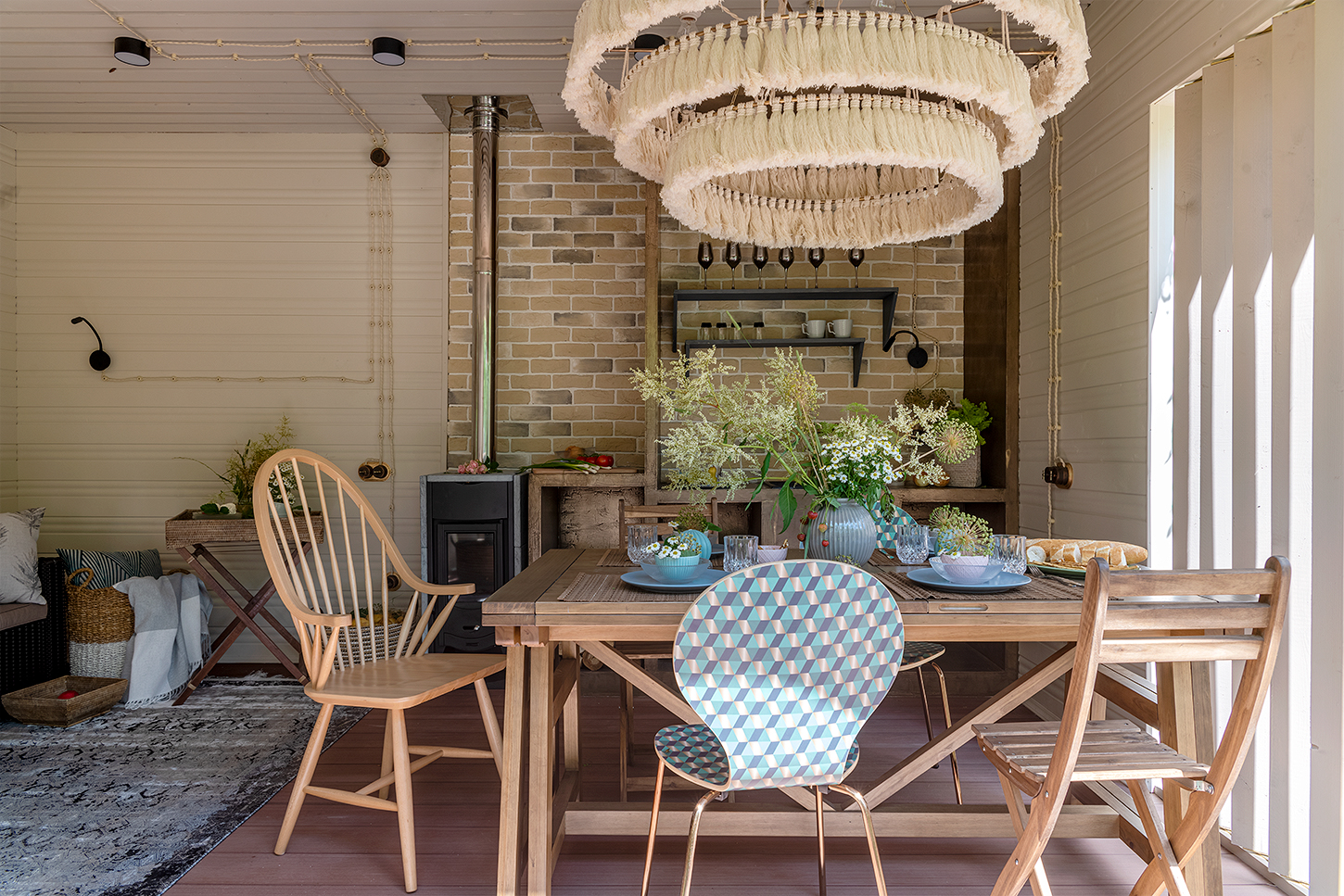 Беседка "Под Абажуром" с моделями Maytoni Technical