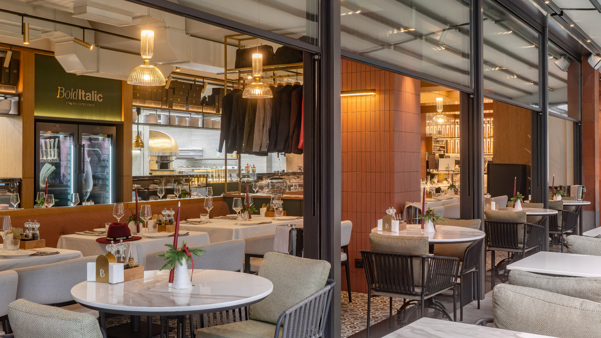 Bold Italic: ресторан итальянской кухни и мужского стиля