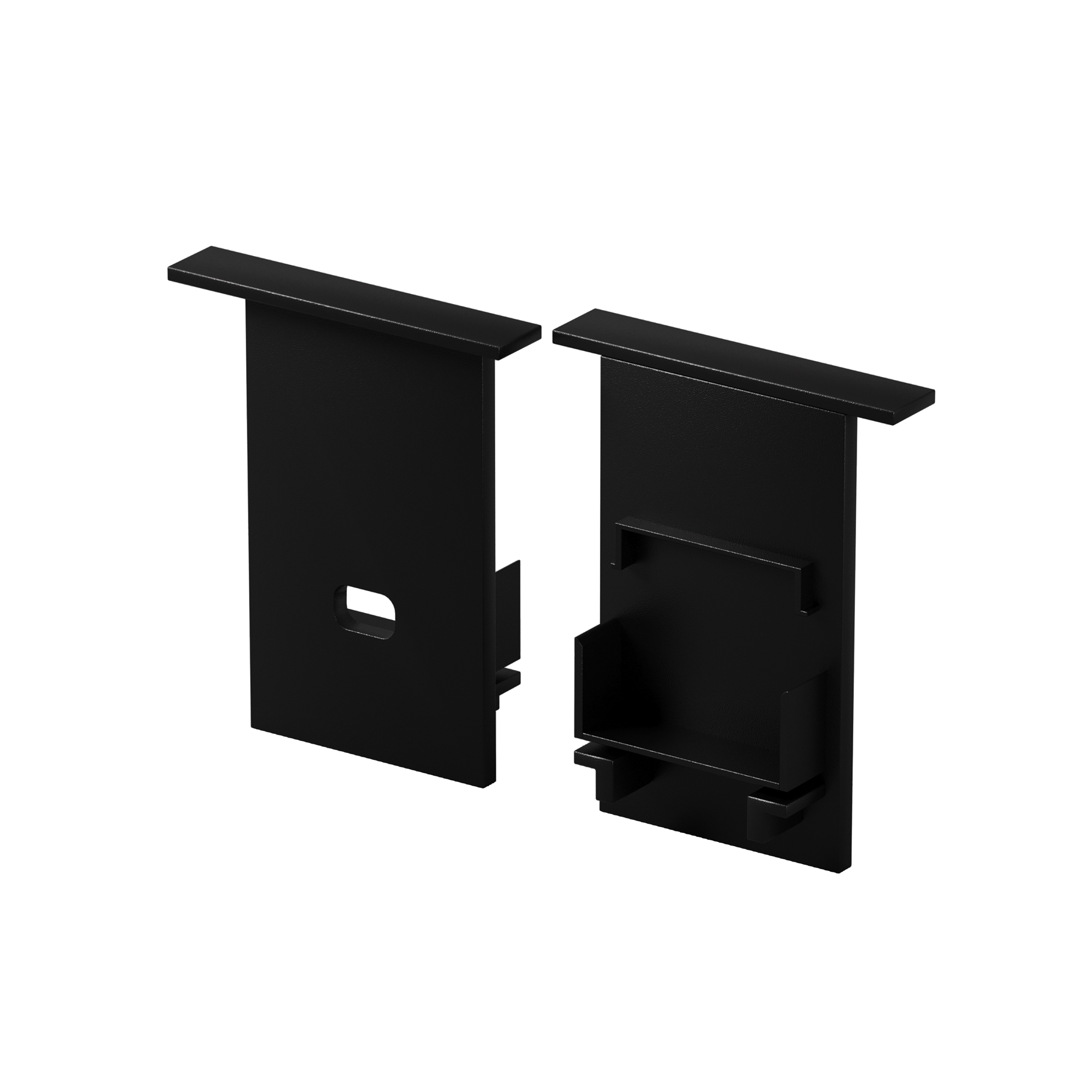 Комплект заглушек (для профиля 35x42) 2 шт., ALM-3542-B-EC 642054