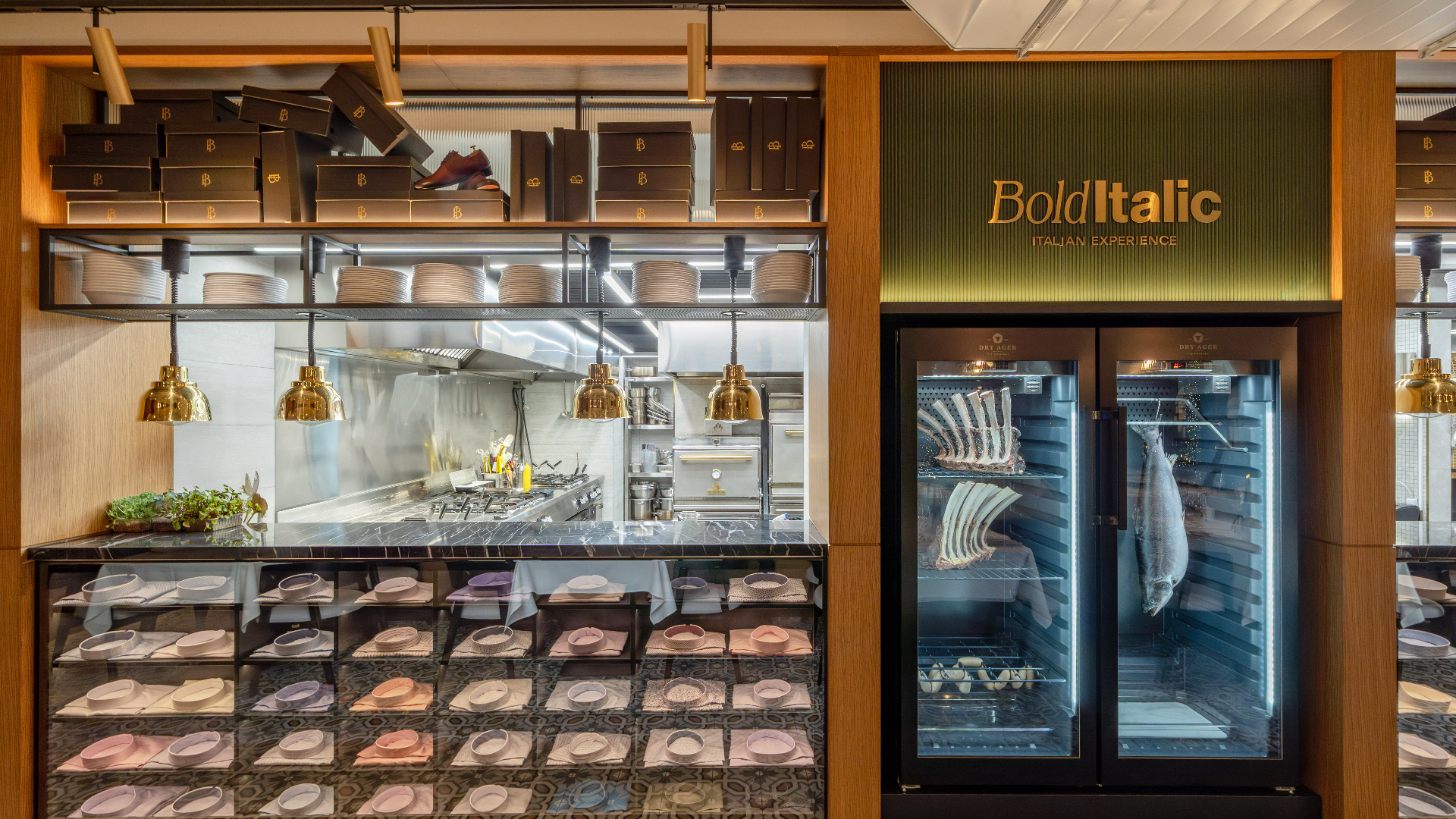 Bold Italic: ресторан итальянской кухни и мужского стиля