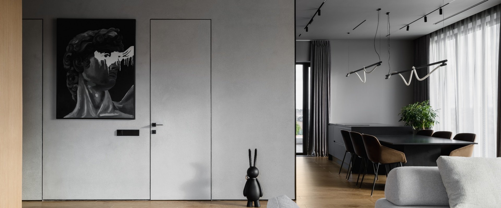 Свет и камень: современный загородный интерьер