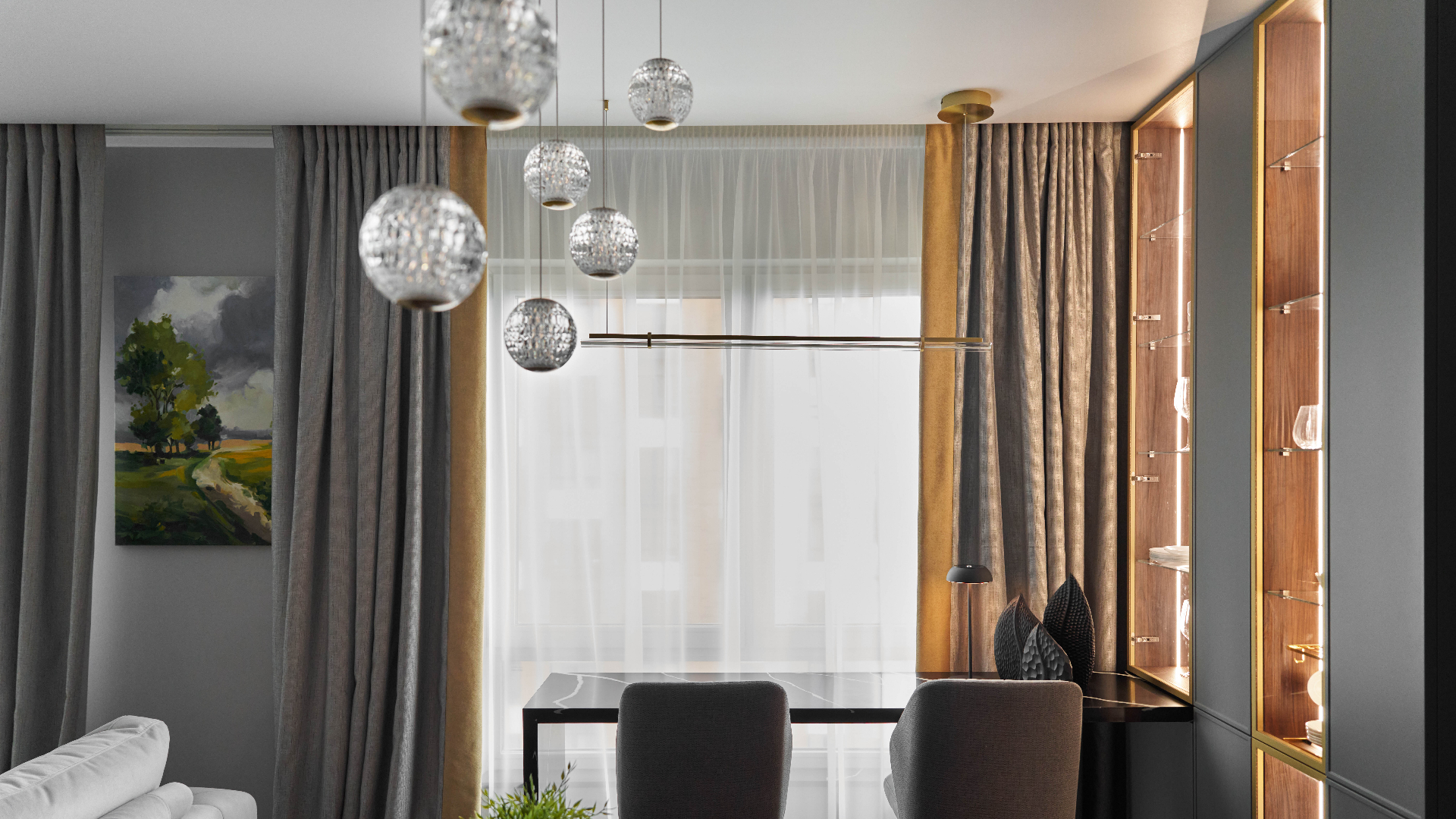 88 м² contemporary в ЖК Руставели