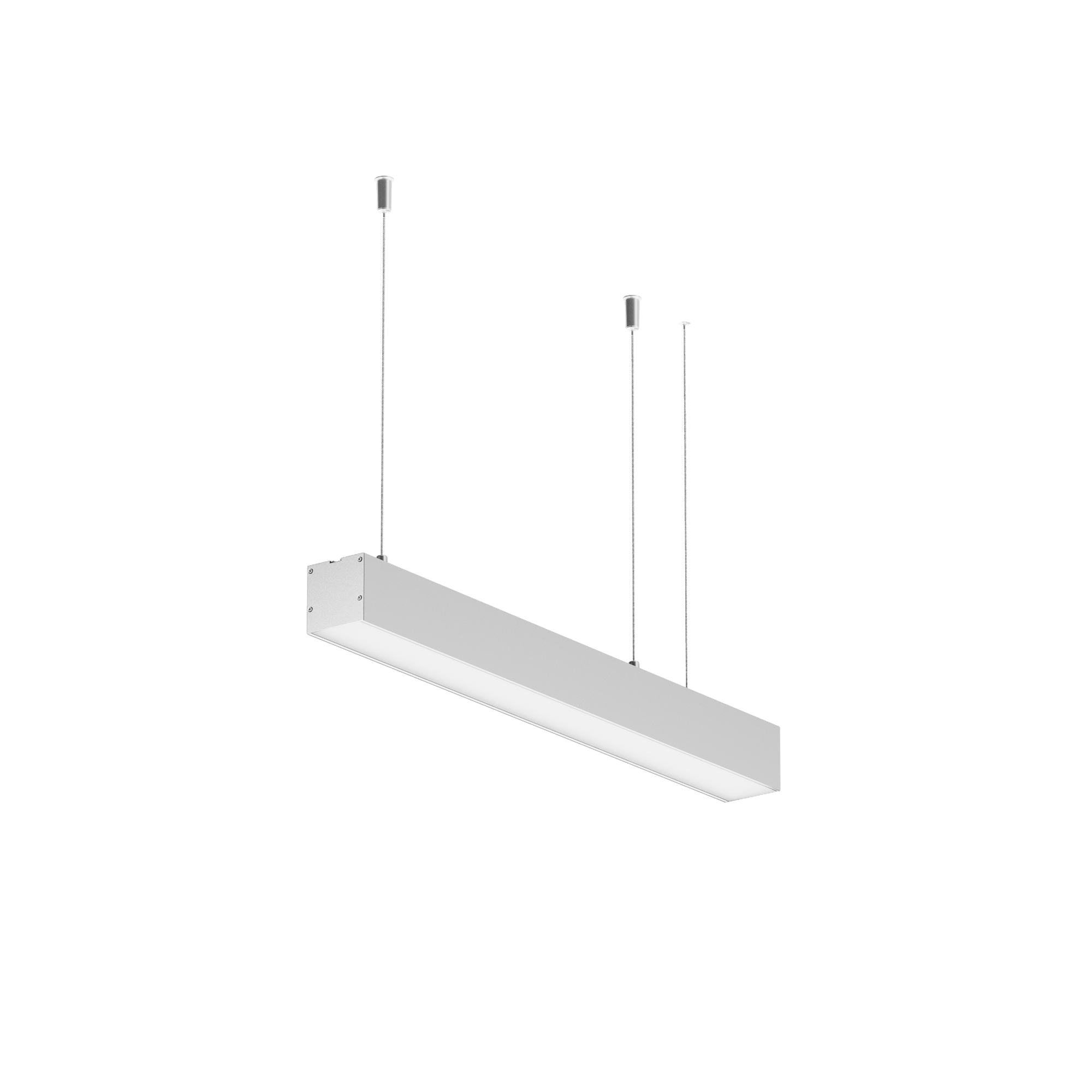 Линейный светильник подвесной 3000K 50x50 10 Вт (Серебро, 500 мм) LL312017