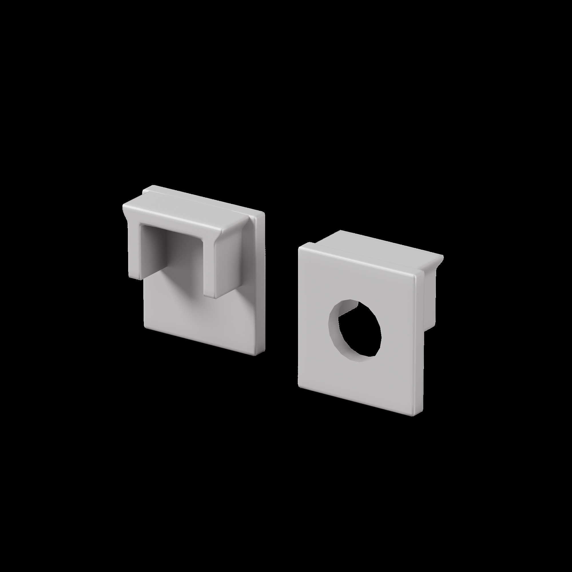 Комплект заглушек (для профиля 53x13) 10 шт., ALM-5313-EC 642067