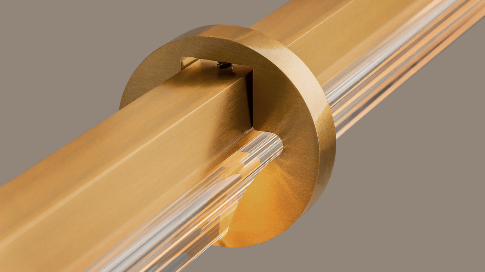 Тонкий силуэт световых линий