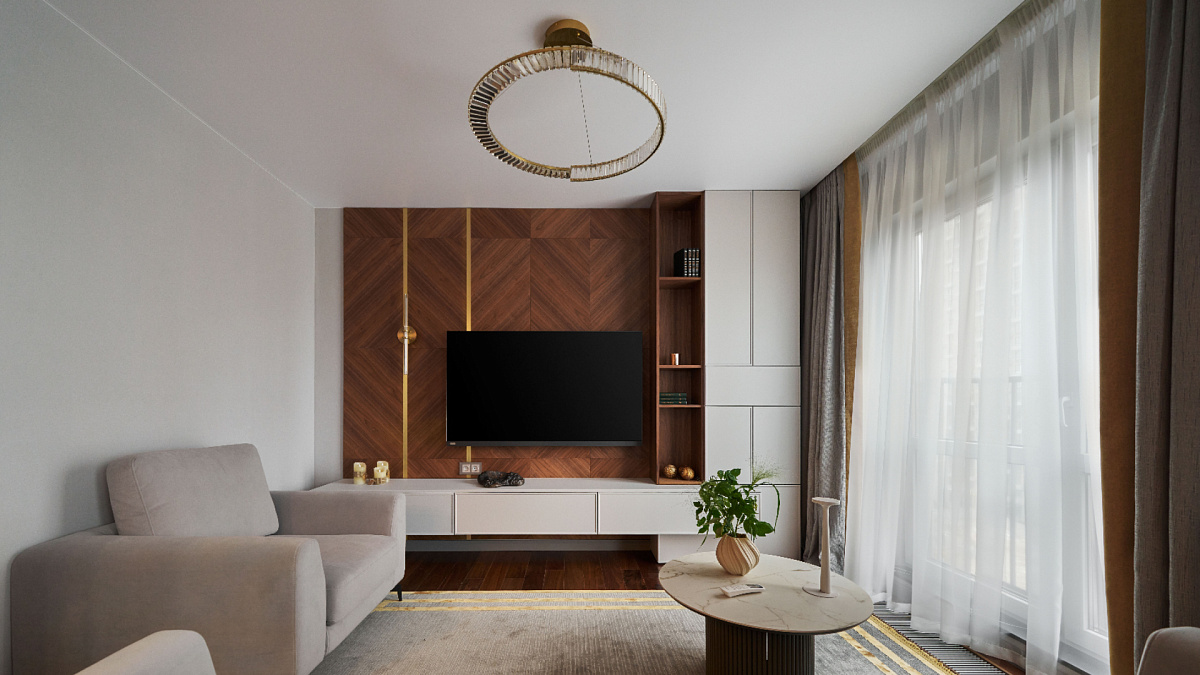 88 м² contemporary в ЖК Руставели