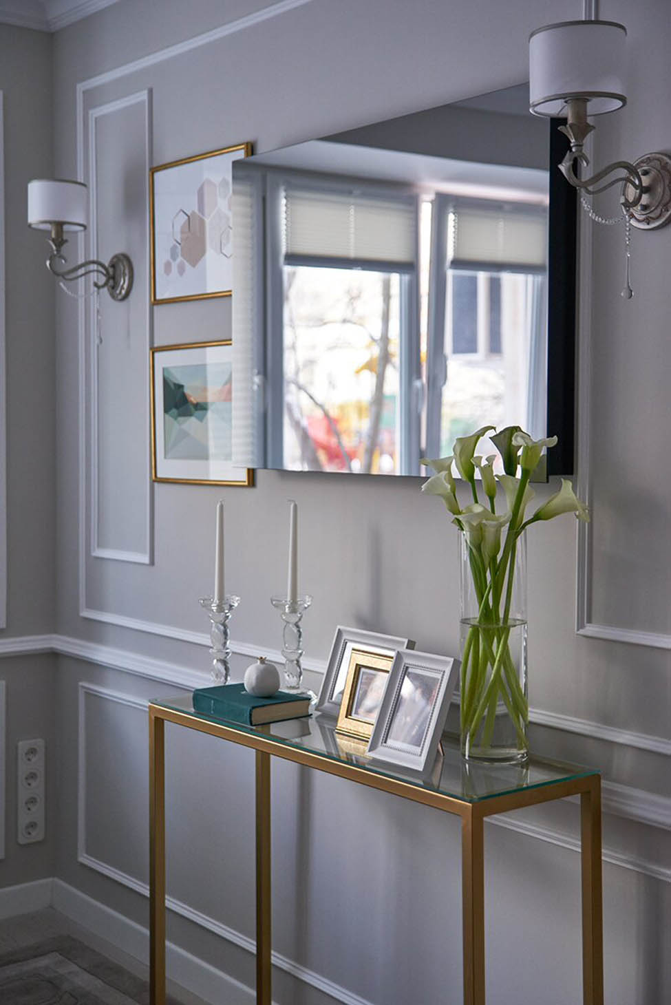 Светильники Maytoni в проекте в стиле ар-деко