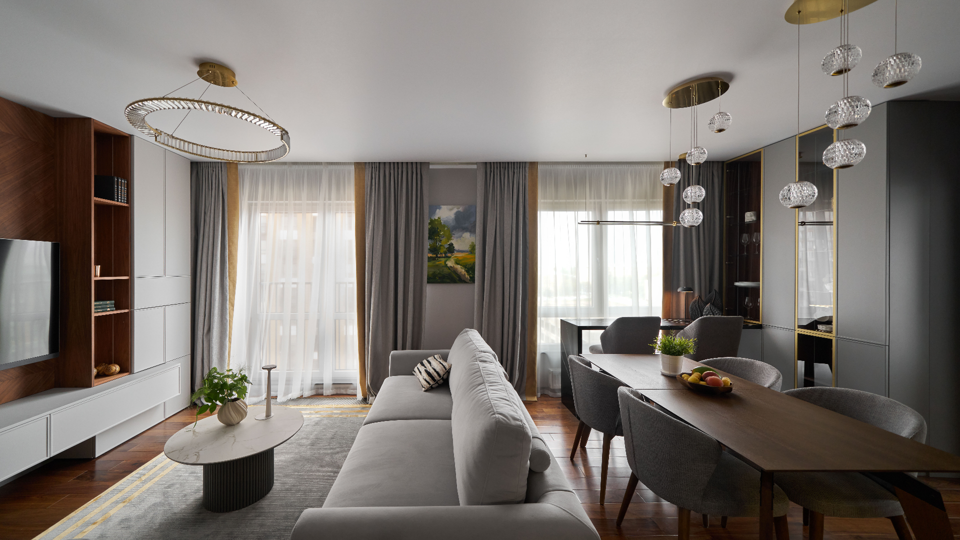 88 м² contemporary в ЖК Руставели