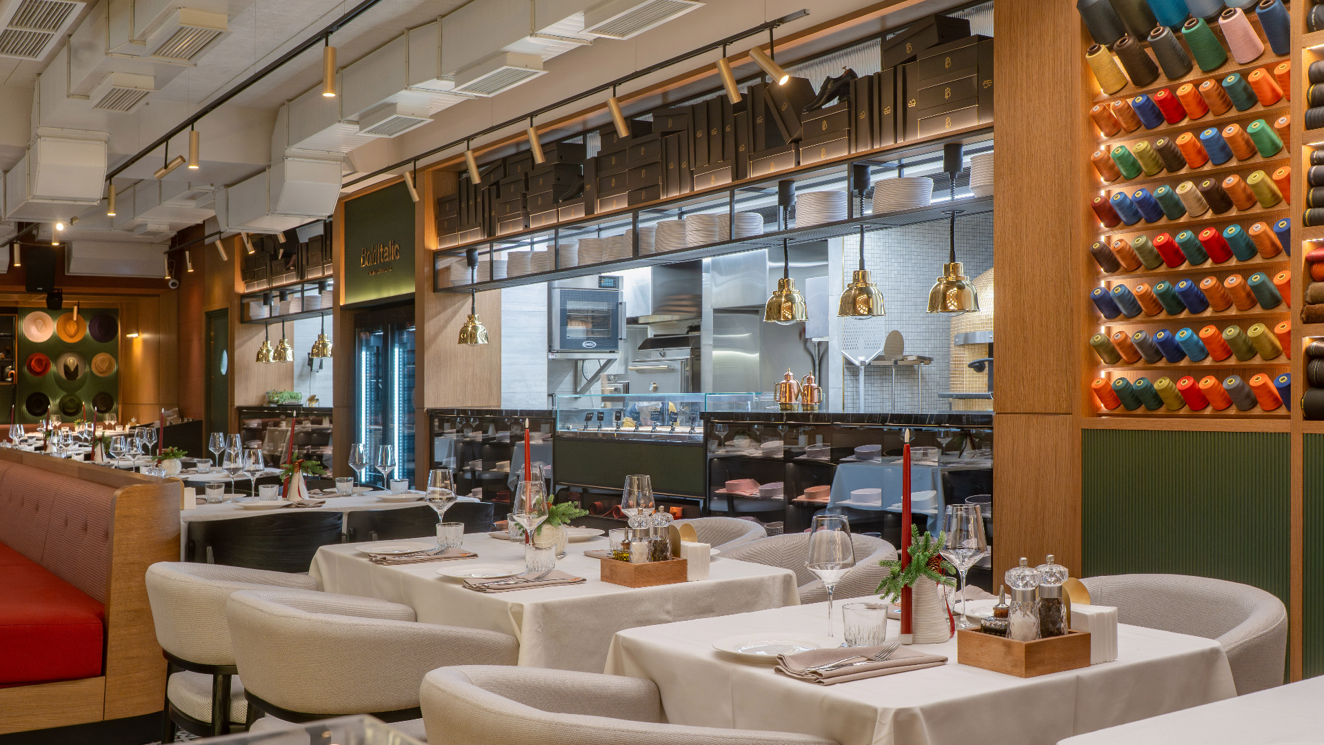 Bold Italic: ресторан итальянской кухни и мужского стиля