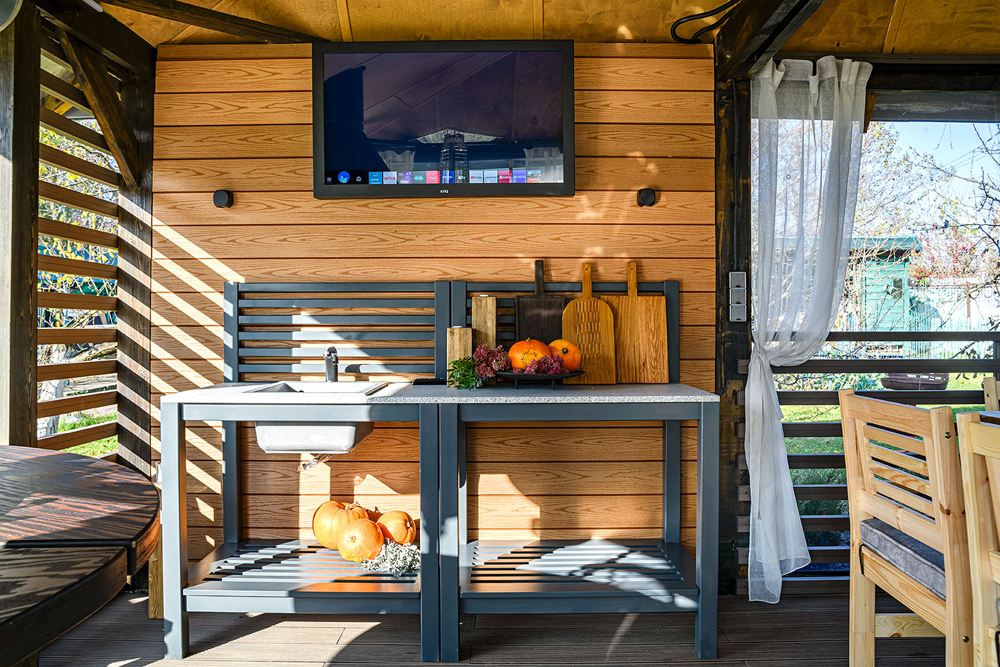 Освещение беседки в ТВ-проекте "На Дачу!"