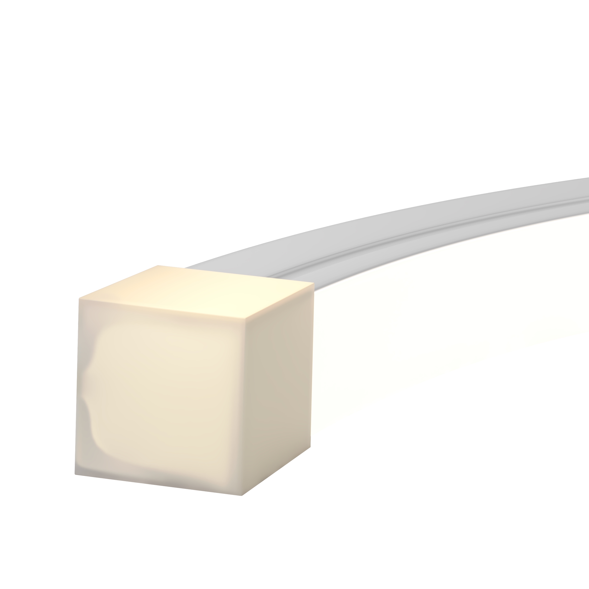 Гибкий неон 16х16 24В 10Вт/м 3000K IP67 10м (вертикальный изгиб)