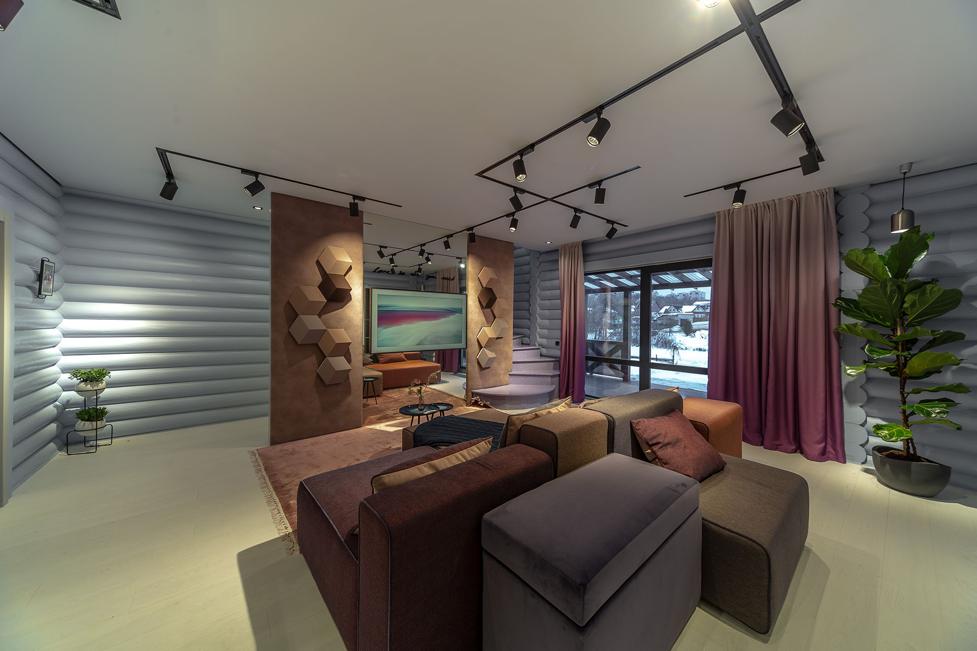 Maytoni Technical в проекте "Морозная гостиная"