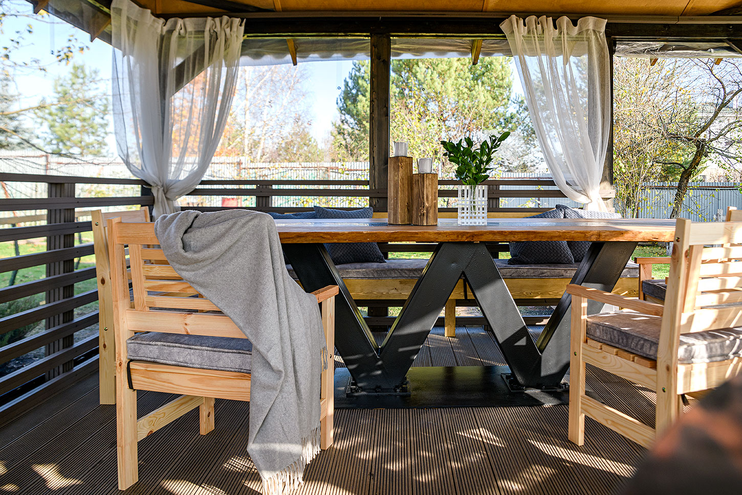 Освещение беседки в ТВ-проекте "На Дачу!"