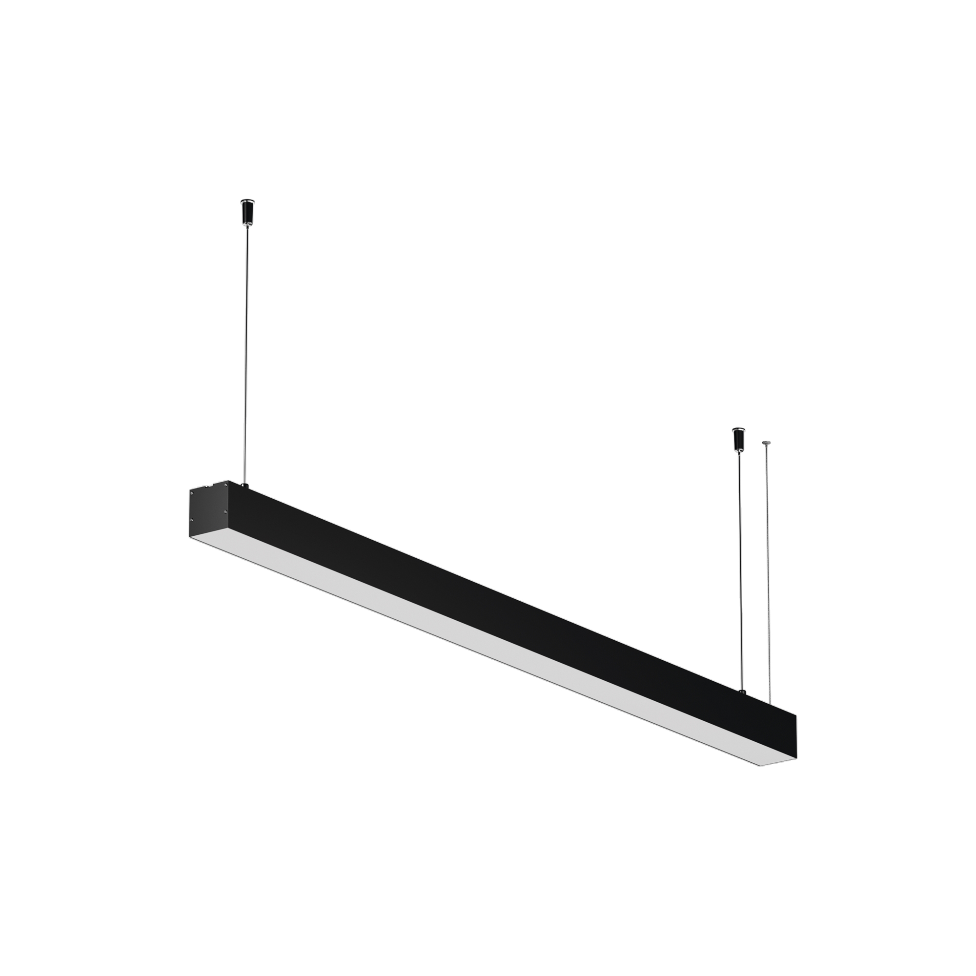 Линейный светильник подвесной 4000K 50x50 20 Вт (Черный, 1 м) LL312028