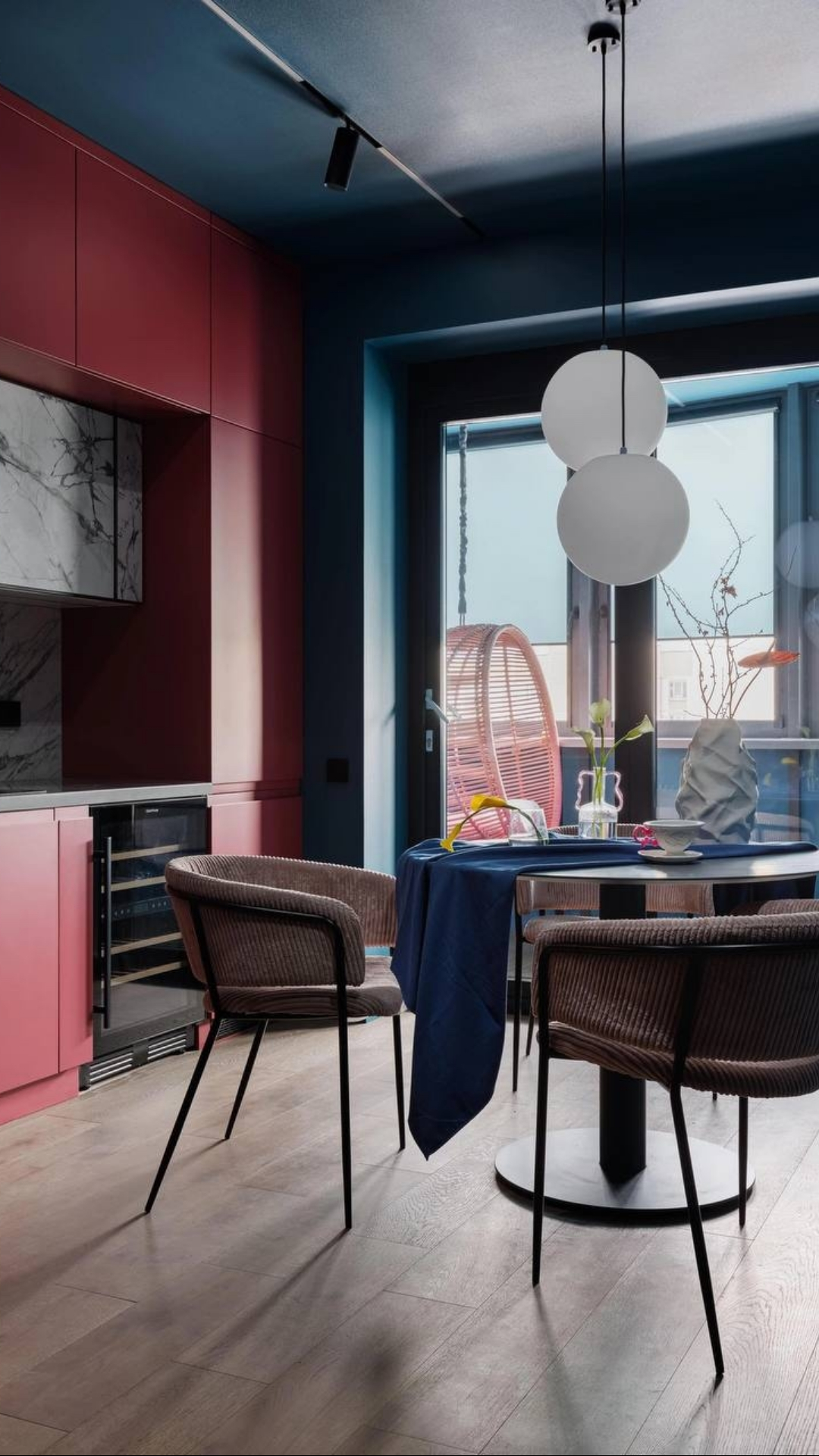 Яркая квартира 80 м² для блогера в Москве