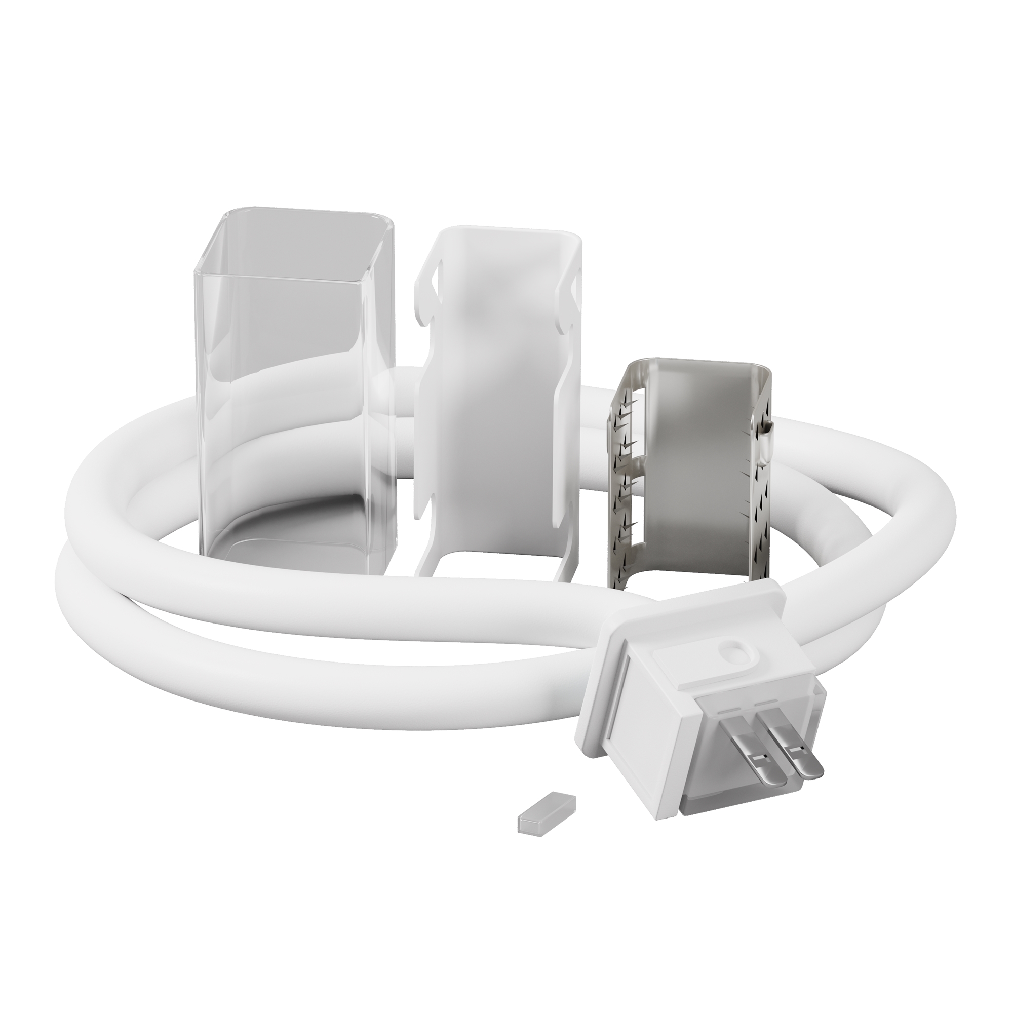 Коннектор питания для гибкого неона 17х12 мм (выход прямой)