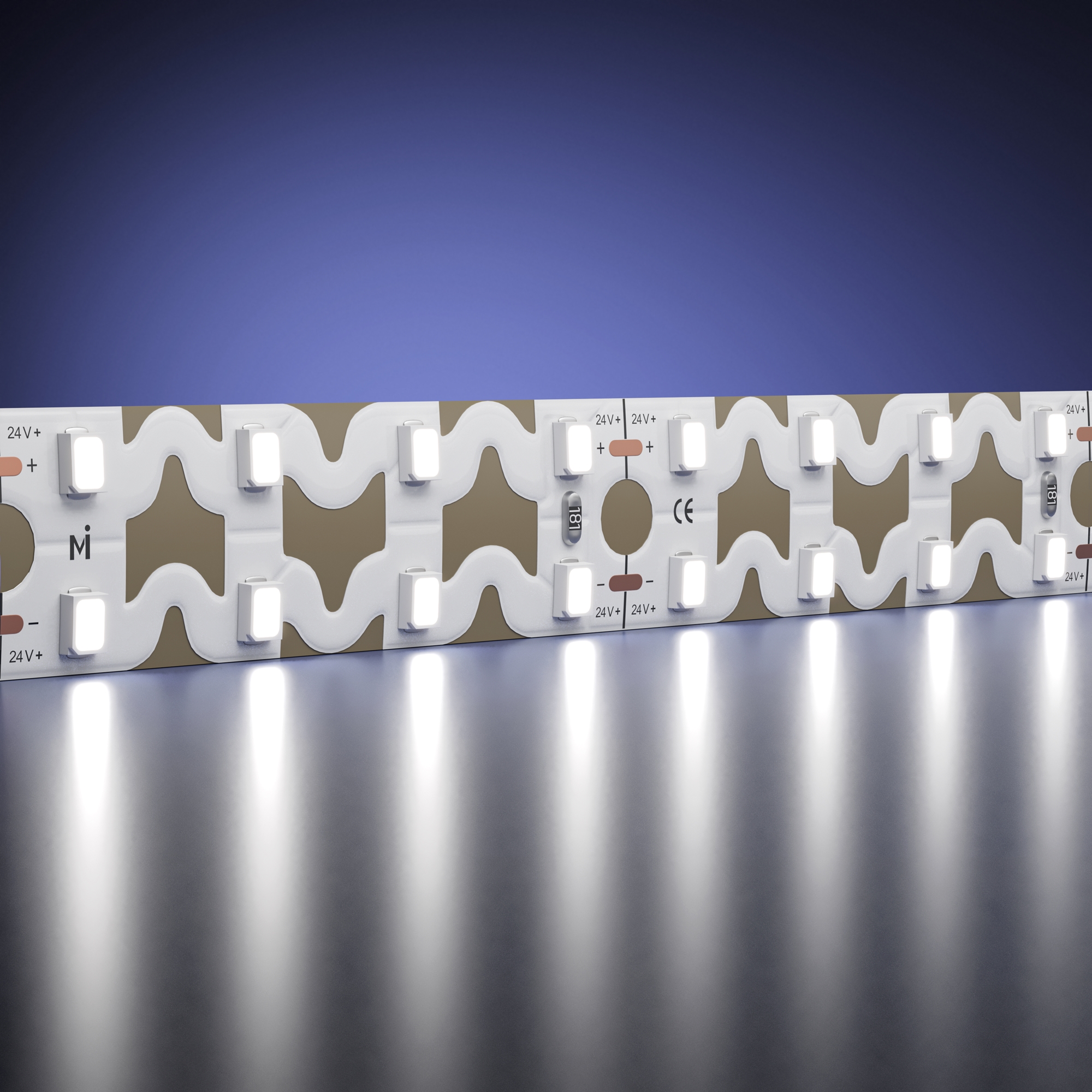 Светодиодная лента Ультра 24В 2835 19,2Вт/м 6000K 5м IP 20 20D228