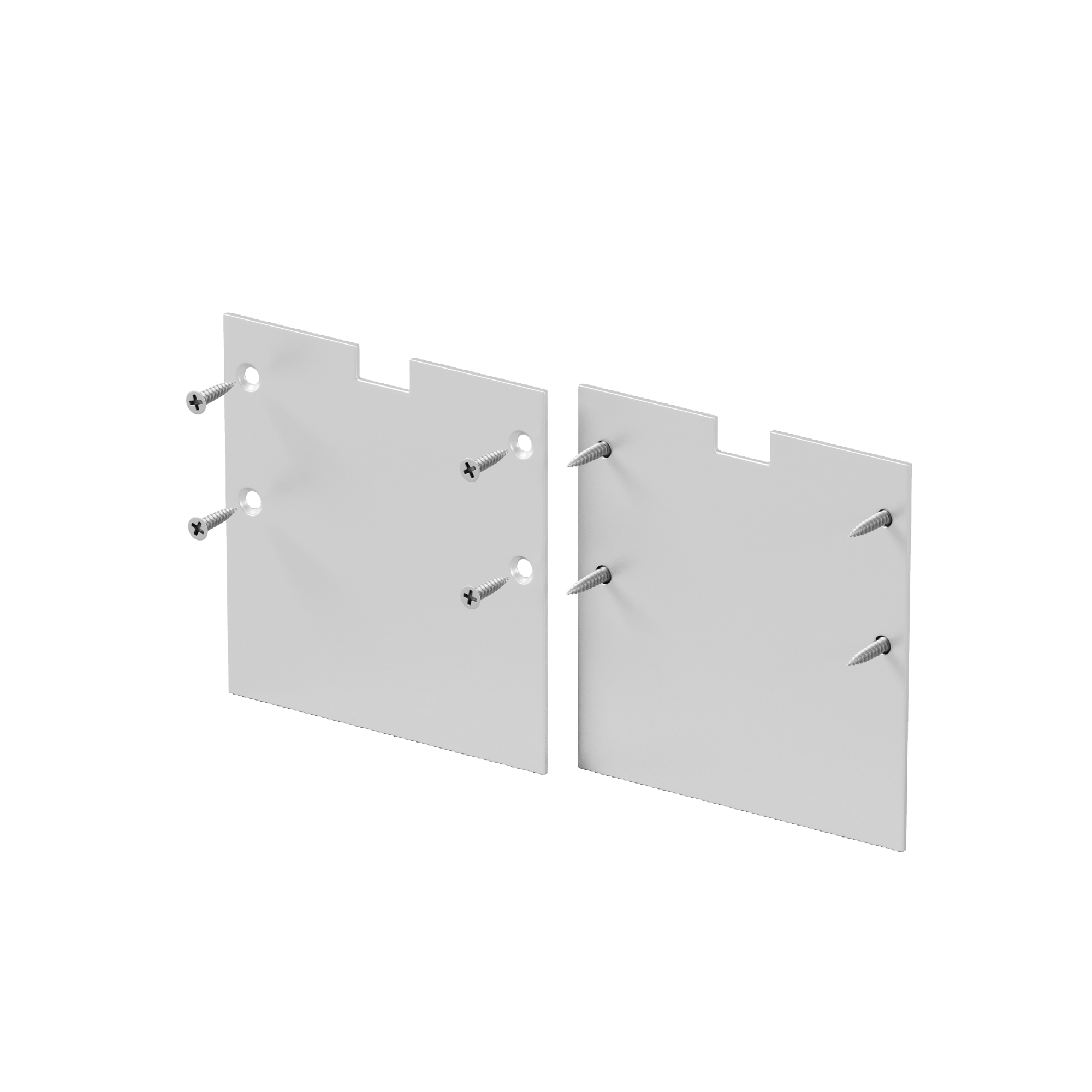 Комплект заглушек (для профиля 59x59) 2 шт., ALM-5959-EC 642058