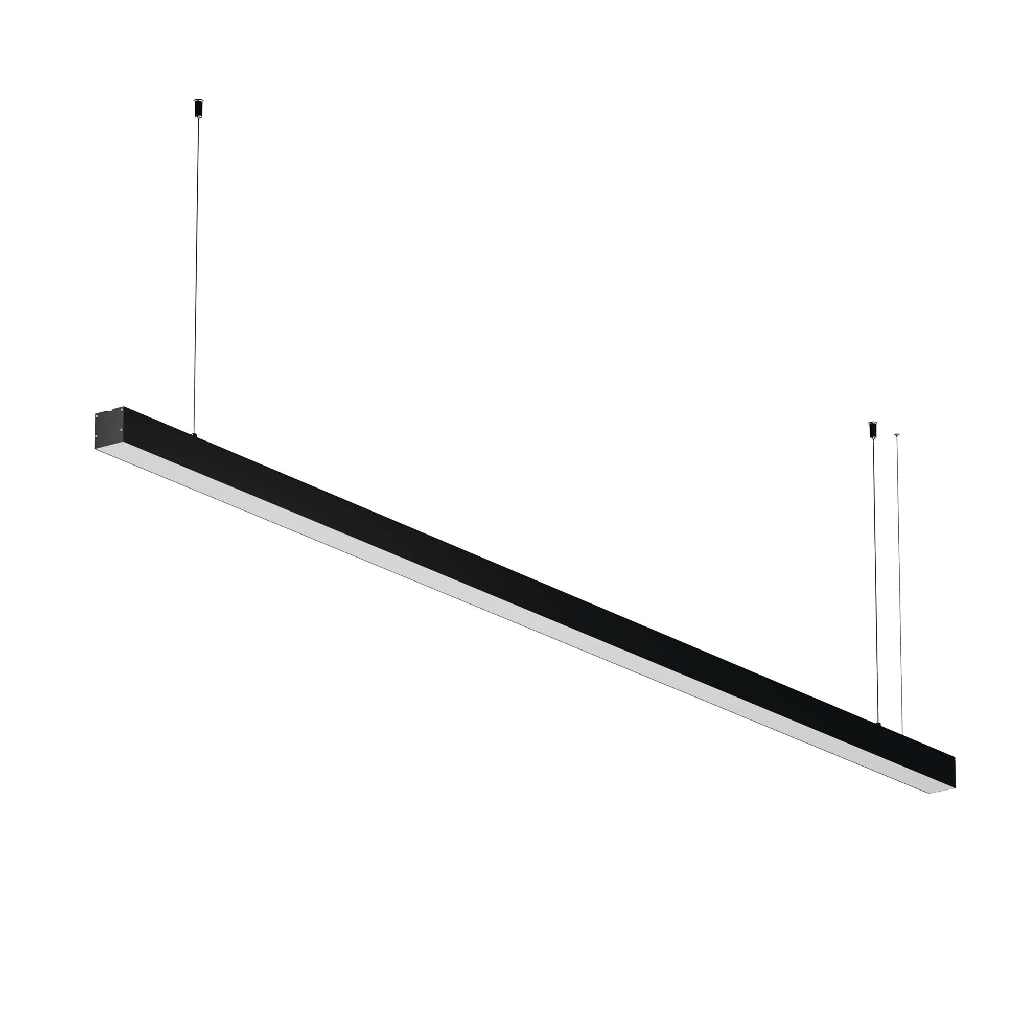 Линейный светильник подвесной 4000K 50x50 40 Вт (Черный, 2 м) LL312032