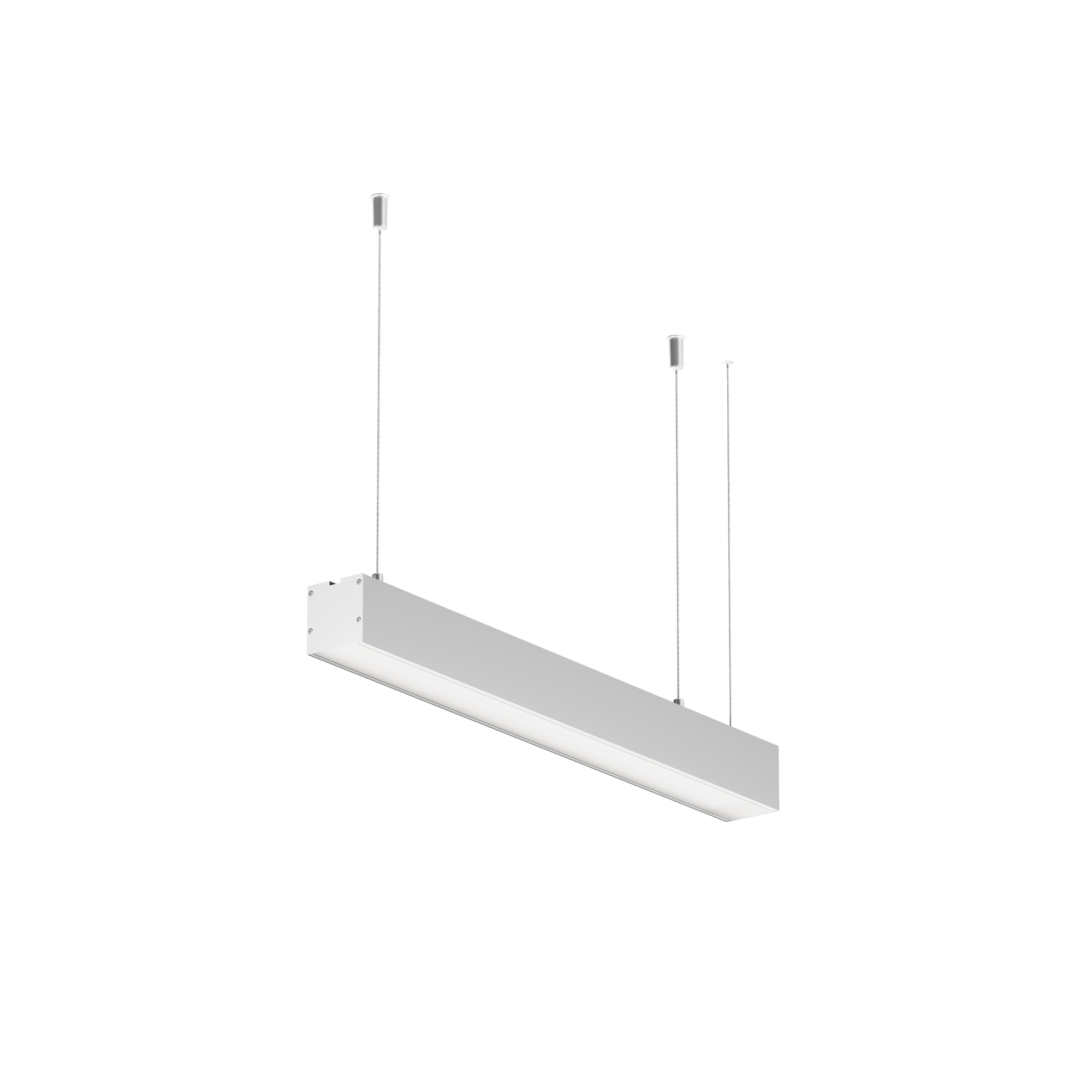 Линейный светильник подвесной 4000K 50x50 10 Вт (Серебро, 500 мм) LL312018