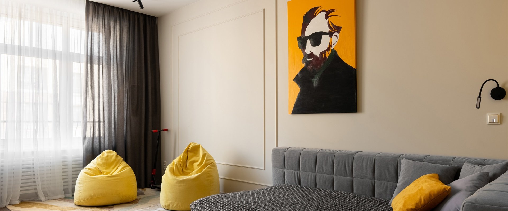 Квартира с яркими акцентами в ЖК «Сосновка»