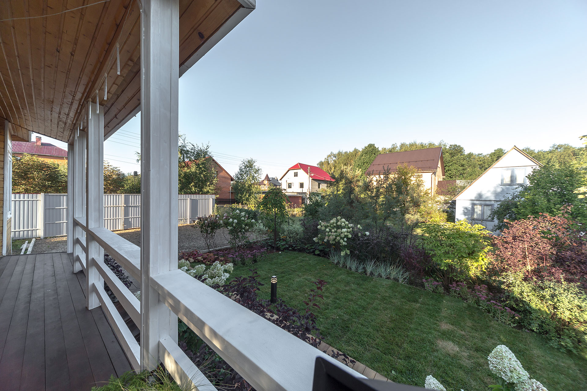 Сад с веревочным парком