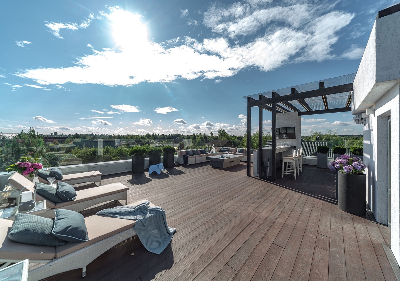 Крыша в тумане