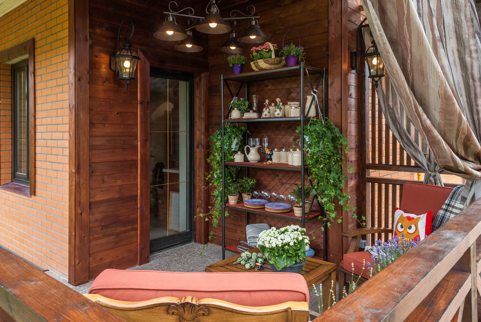 Альпийский дух на веранде