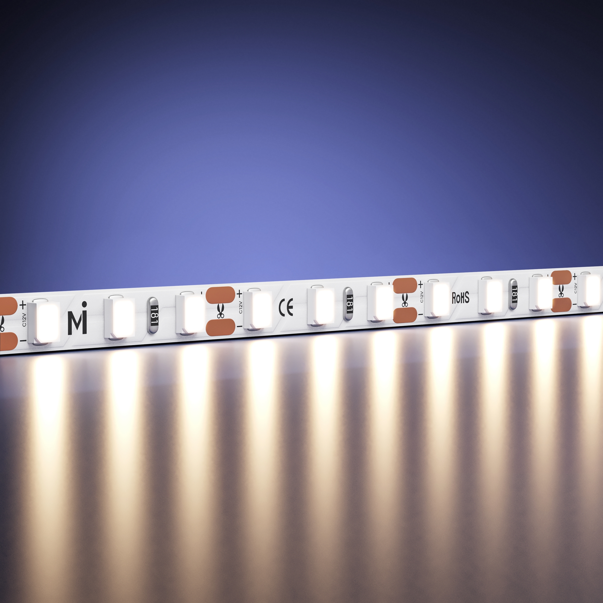 Светодиодная лента Ультра 12В 2835 9,6Вт/м 4000К 5м IP 20 201107