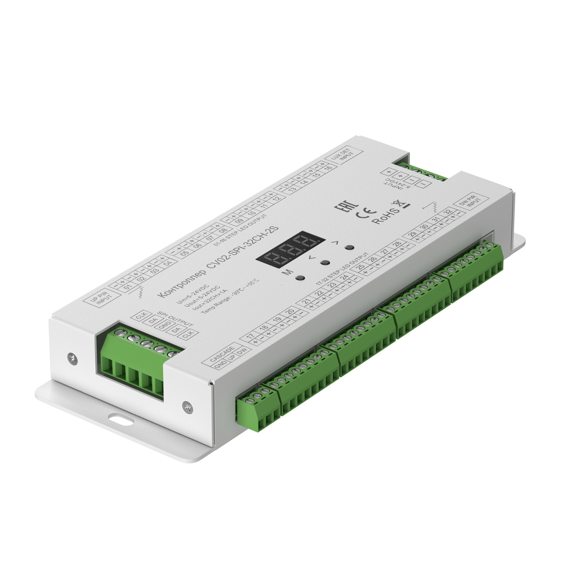 Контроллер для лестниц 32 канала + 1 канал SPI 768Вт