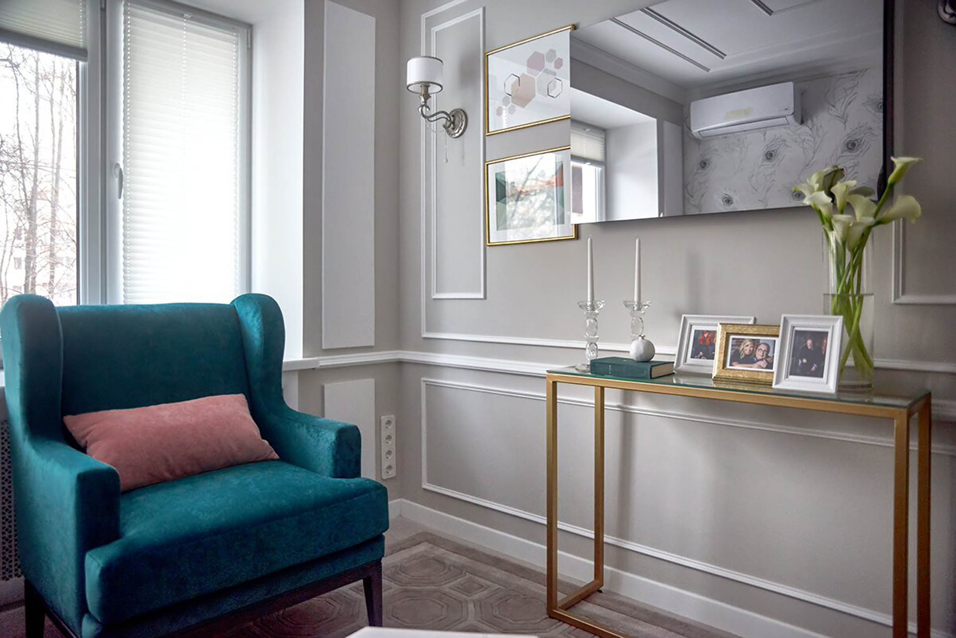 Светильники Maytoni в проекте в стиле ар-деко