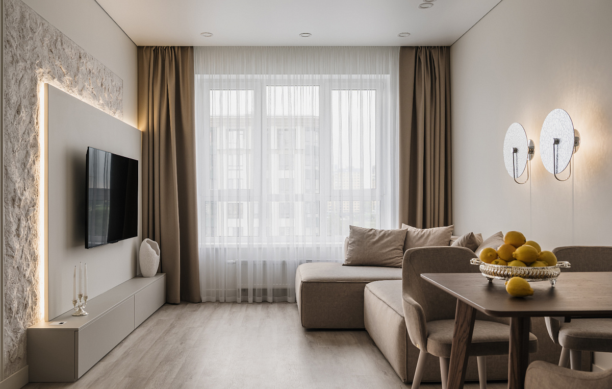 Современный интерьер, где свет заботится о каждом