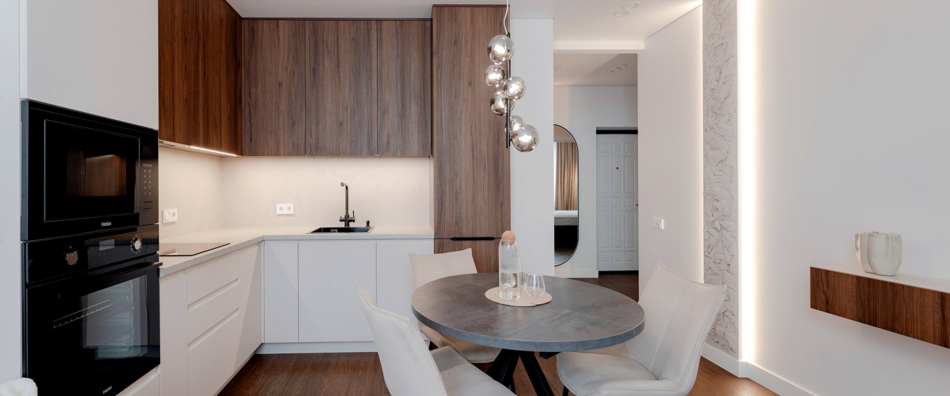 Брауни-эффект в интерьере: проект однокомнатной квартиры