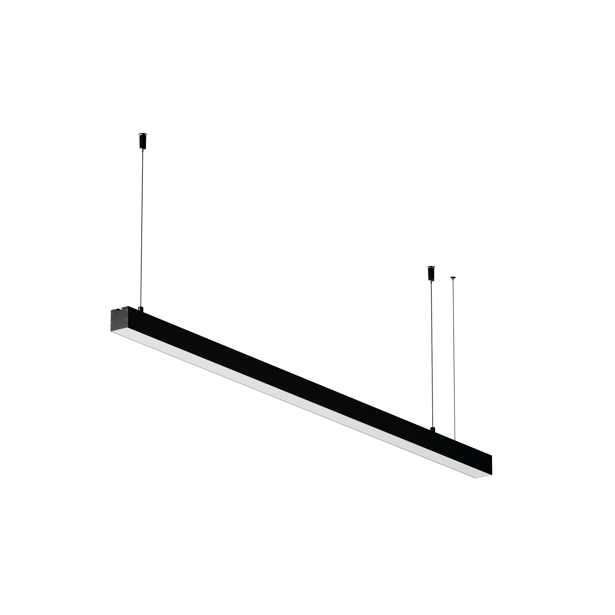 Линейный светильник подвесной 3000K 35x35 20 Вт (Черный, 1 м) LL312011