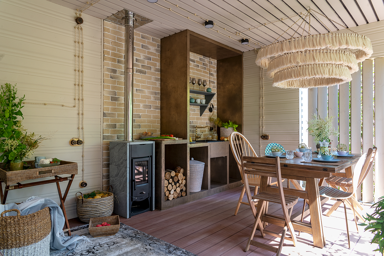 Беседка "Под Абажуром" с моделями Maytoni Technical