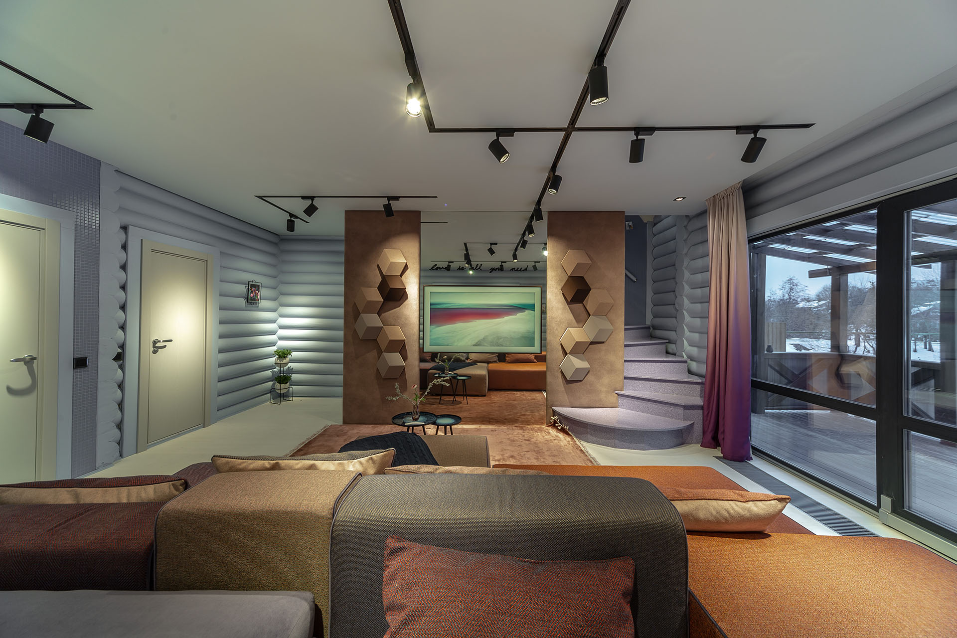 Maytoni Technical в проекте "Морозная гостиная"