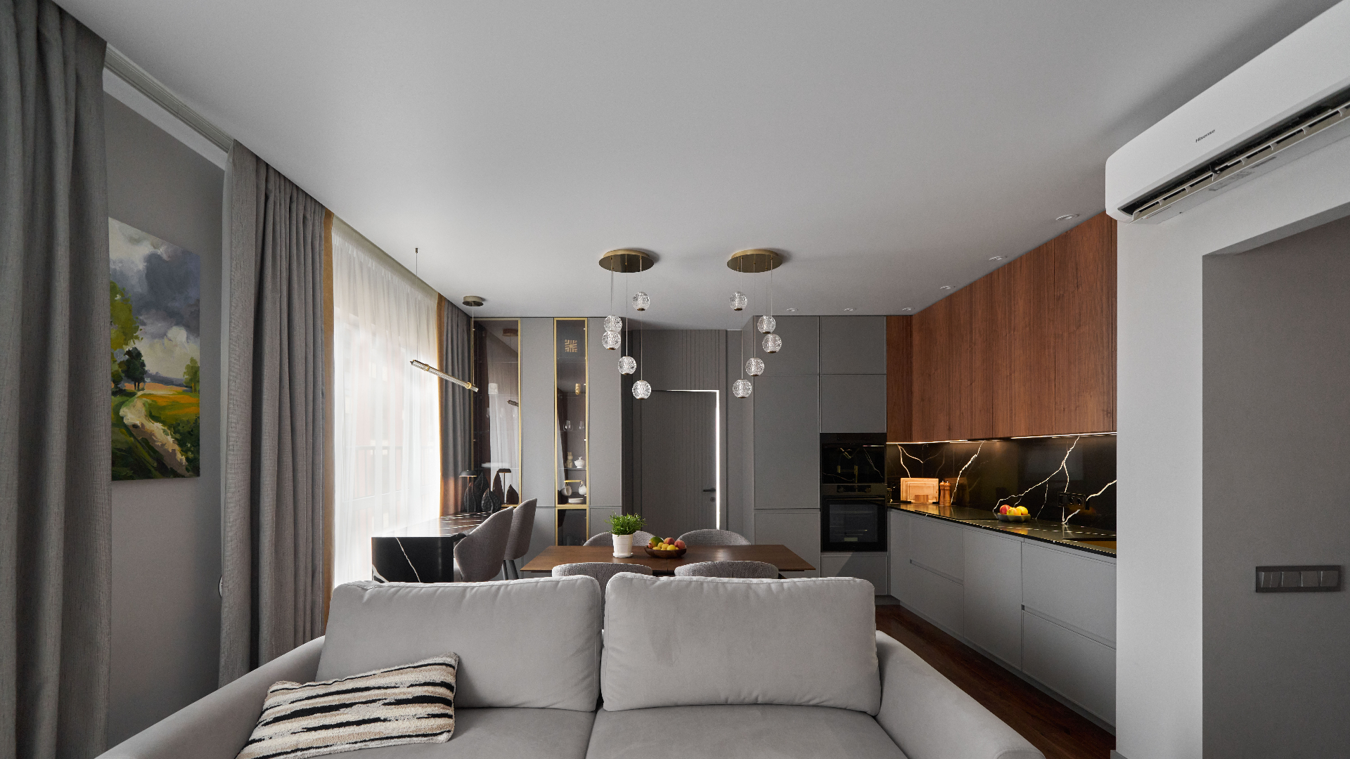 88 м² contemporary в ЖК Руставели