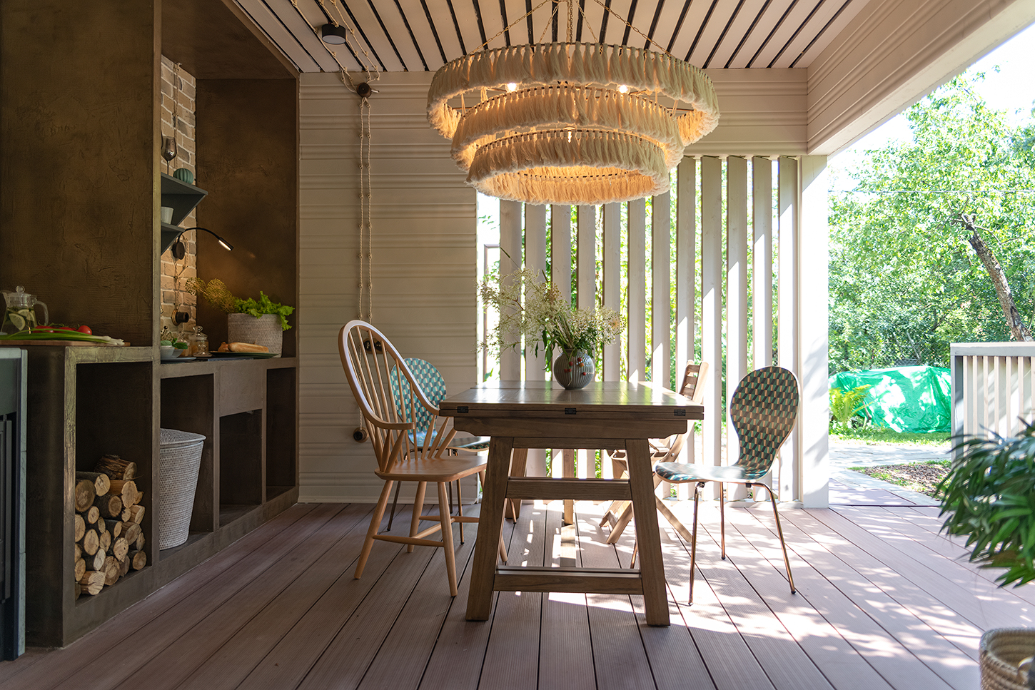 Беседка "Под Абажуром" с моделями Maytoni Technical