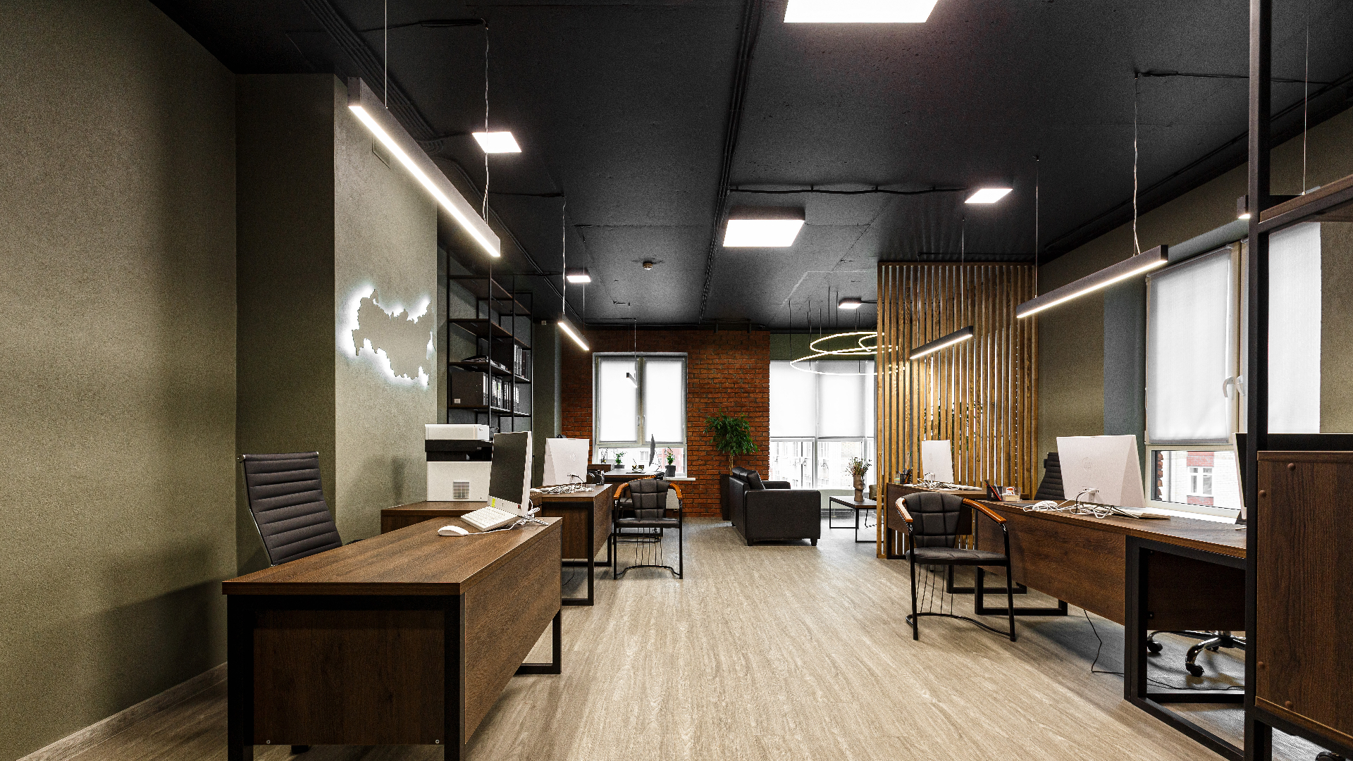 Свет и сталь: брутальный офис юридической компании