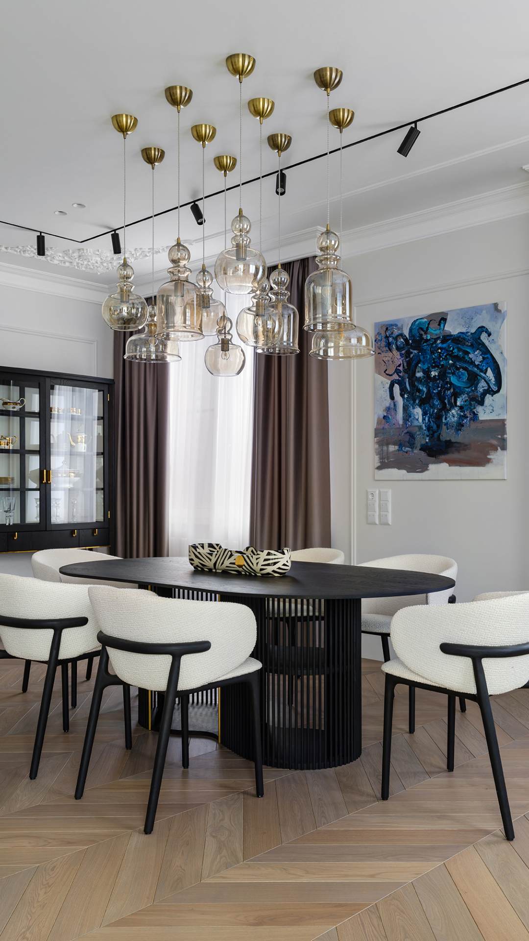 Современная квартира с видом на Москву-реку для яркой девушки