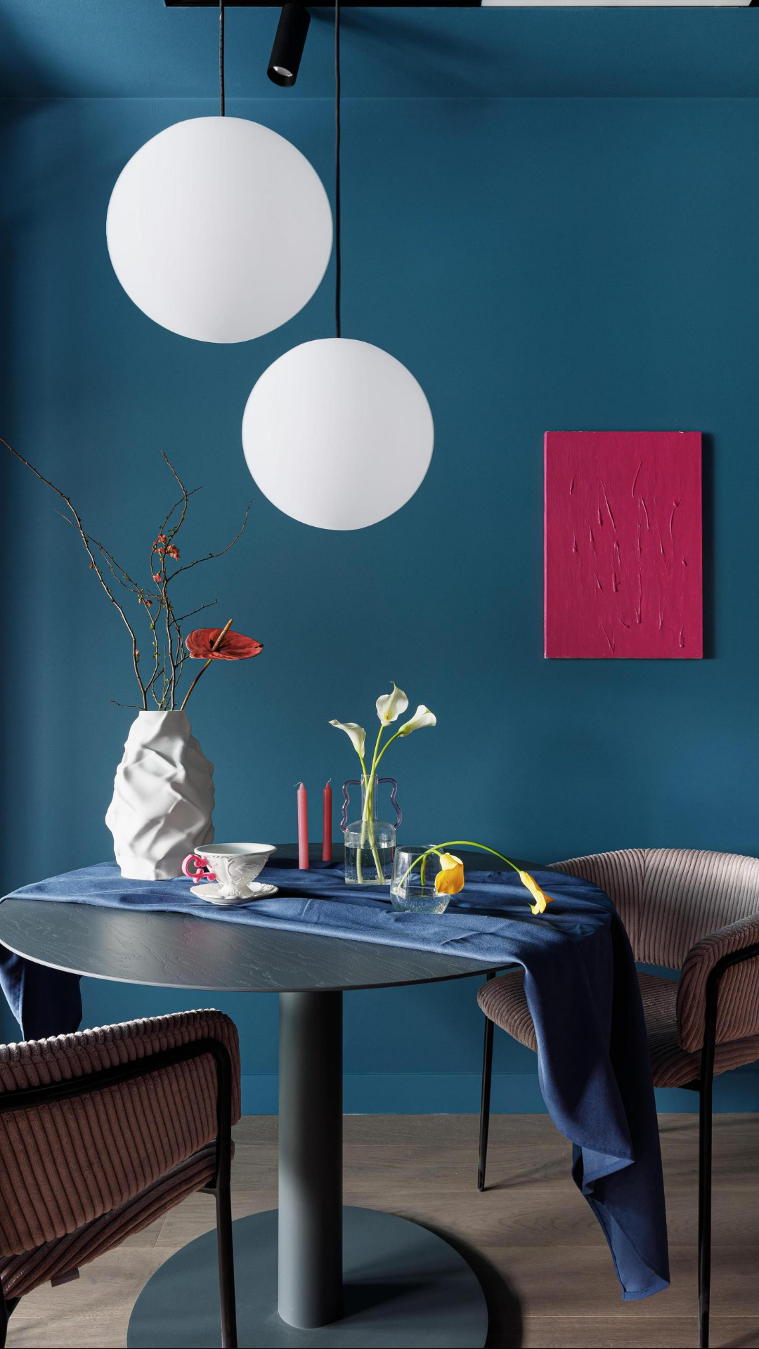 Яркая квартира 80 м² для блогера в Москве